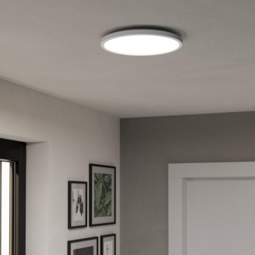 Eglo - LED RGBW Димируем плафон за баня LED/13,9W/230V 2700-6500K Ø 30 см IP44 бял ZigBee