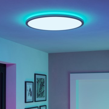 Eglo - LED RGBW Димируем плафон за баня LED/16,8W/230V 2700-6500K Ø 50 см IP44 бял ZigBee