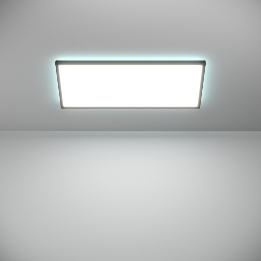Eglo - LED RGBW Димируем плафон за баня LED/17,2W/230V 2700-6500K 30x57 см IP44 черен ZigBee