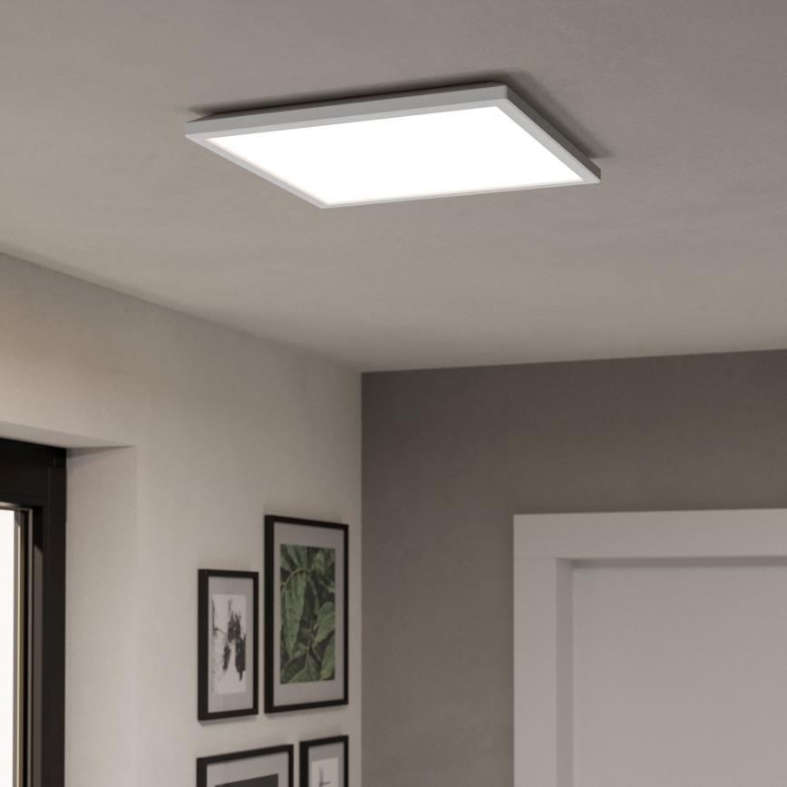 Eglo - LED RGBW Димируем плафон за баня LED/17,6W/230V 2700-6500K 39x39 см IP44 бял ZigBee