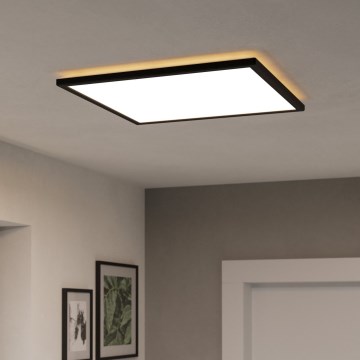 Eglo - LED RGBW Димируем плафон за баня LED/17W/230V 2700-6500K 50x50 см IP44 черен ZigBee