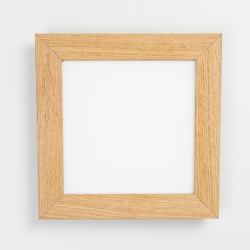 Eglo - LED RGBW димируем повърхностен панел SALOBRENA-C WOOD LED/16W/230V 2700-6500K 34x34 cm кафяв + дистанционно управление