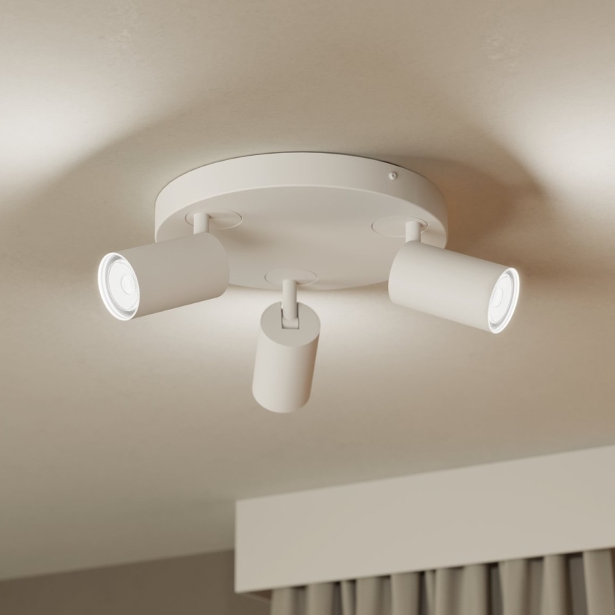 Eglo - LED RGBW Димируем спот 3xGU10/4,9W/230V бял