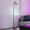Eglo - LED RGBW димируема подова лампа LED/7,5W/230V 2700-6500K черна