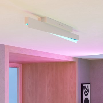 Eglo - LED RGBW димируемо таванно осветително тяло LED/13W/230V 2700-6500K сиво