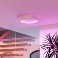 Eglo - LED RGBW димируемо таванно осветително тяло LED/19,6W/230V 2700-6500K Ø 35 см бяло