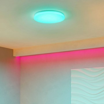Eglo - LED RGBW Димируемо таванно осветително тяло LED/20W/230V 2700-6500K Ø 43 см