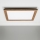 Eglo - LED RGBW регулируем панелен плафон SALOBRENA-C WOOD LED/30,5W/230V 2700-6500K 64x64 см кафяв + дистанционно управление
