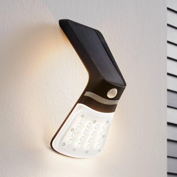 Eglo - LED Слънчева лампа с датчик LED/2W/3,7V 1200 mAh IP44