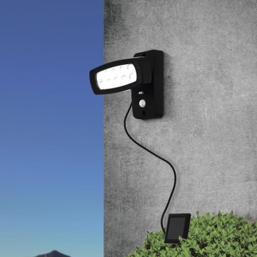 Eglo - LED соларен стенен аплик с сензор LED/1,2V 600 mAh IP44