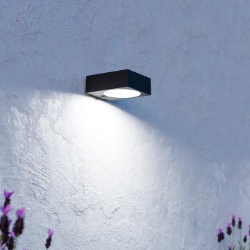 Eglo - LED соларна лампа със сензор LED/6,5W/3,7V 2000 mAh черна