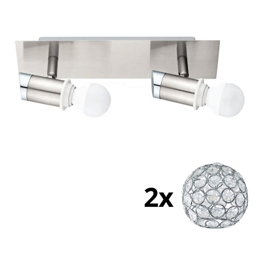Eglo - LED Спот MY CHOICE 2xE14/4W/230V матов хром