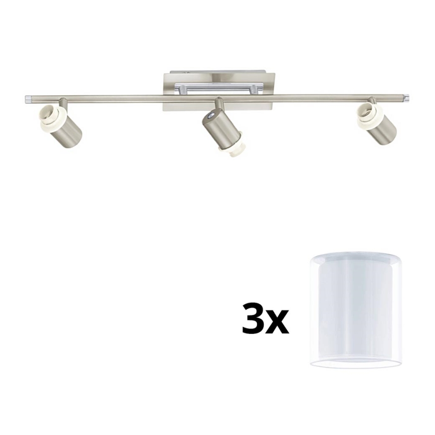 Eglo - LED Спот MY CHOICE 3xE14/40W/230V матов хром/бял