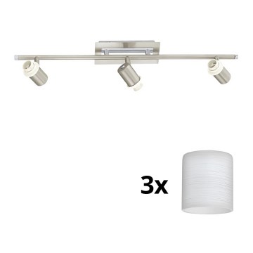 Eglo - LED Спот MY CHOICE 3xE14/40W/230V матов хром/бял