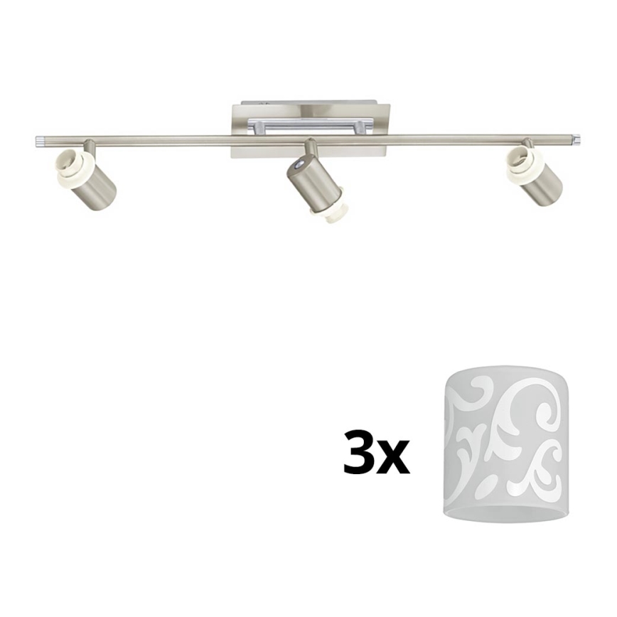 Eglo - LED Спот MY CHOICE 3xE14/40W/230V матов хром/бял