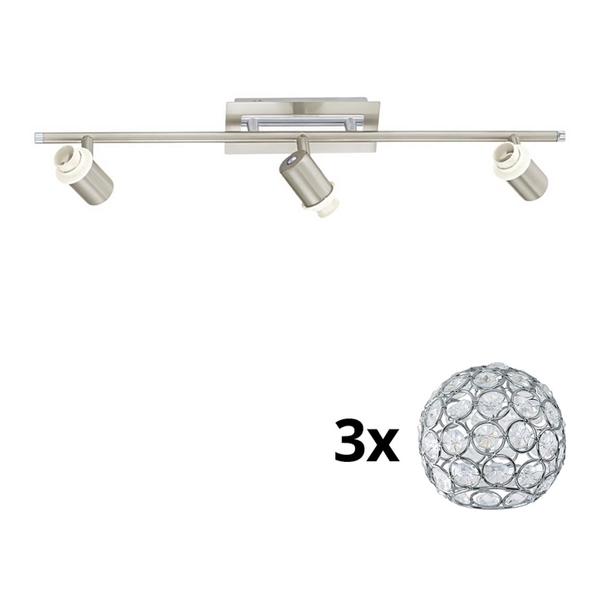 Eglo - LED Спот MY CHOICE 3xE14/40W/230V матов хром