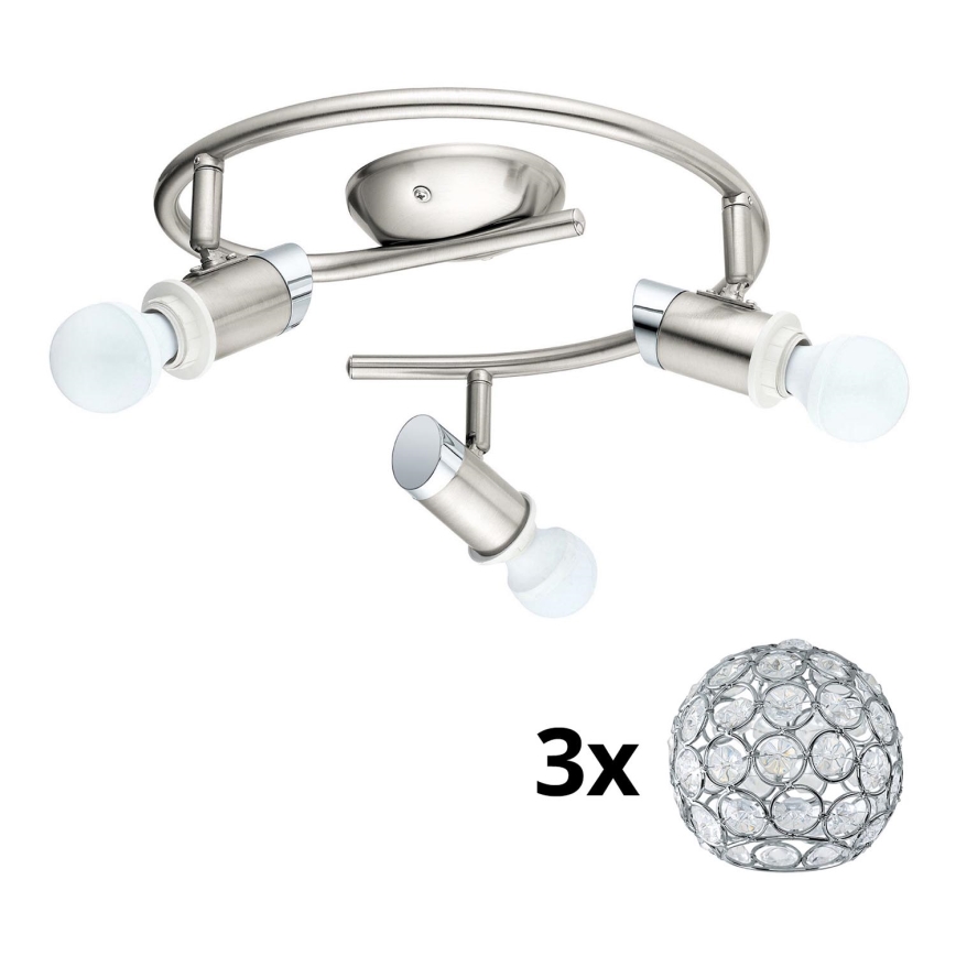 Eglo - LED Спот MY CHOICE 3xE14/4W/230V  матов хром
