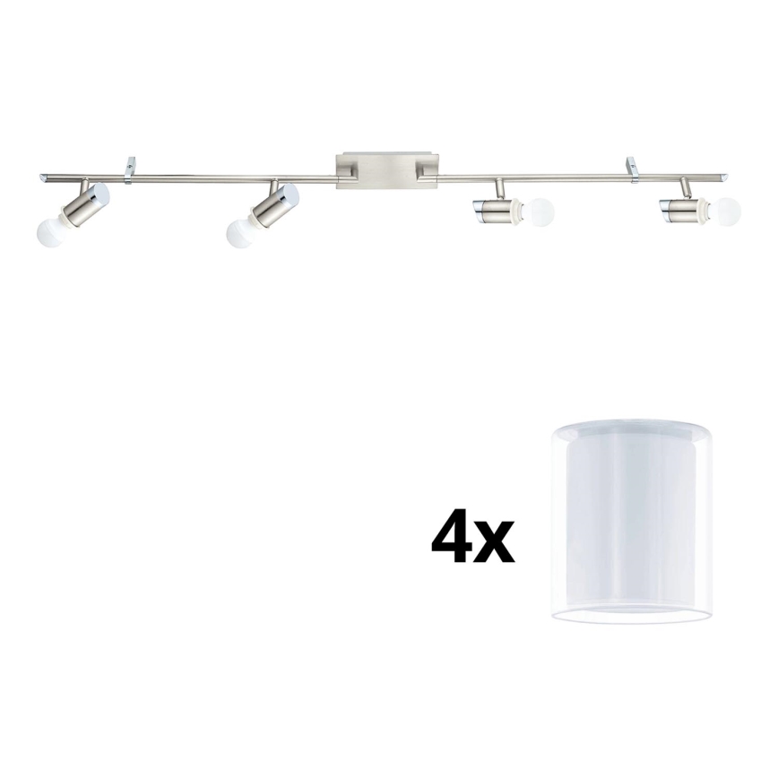 Eglo - LED Спот MY CHOICE 4xE14/4W/230V матов хром/бял