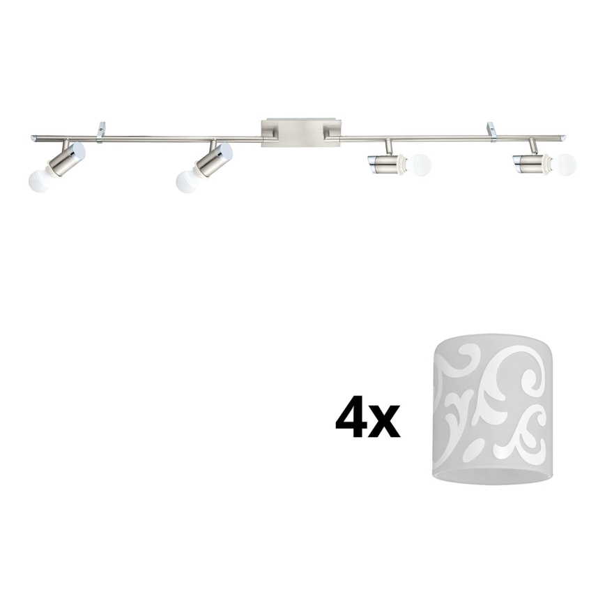 Eglo - LED Спот MY CHOICE 4xE14/4W/230V матов хром/бял