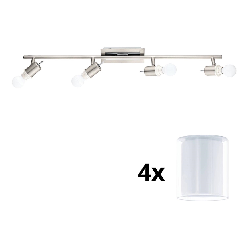 Eglo - LED Спот MY CHOICE 4xE14/4W/230V матов хром/бял