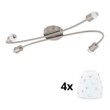 Eglo - LED Спот MY CHOICE 4xE14/4W/230V матов хром/бял