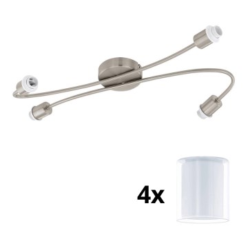 Eglo - LED Спот MY CHOICE 4xE14/4W/230V матов хром/бял