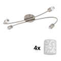Eglo - LED Спот MY CHOICE 4xE14/4W/230V матов хром/бял
