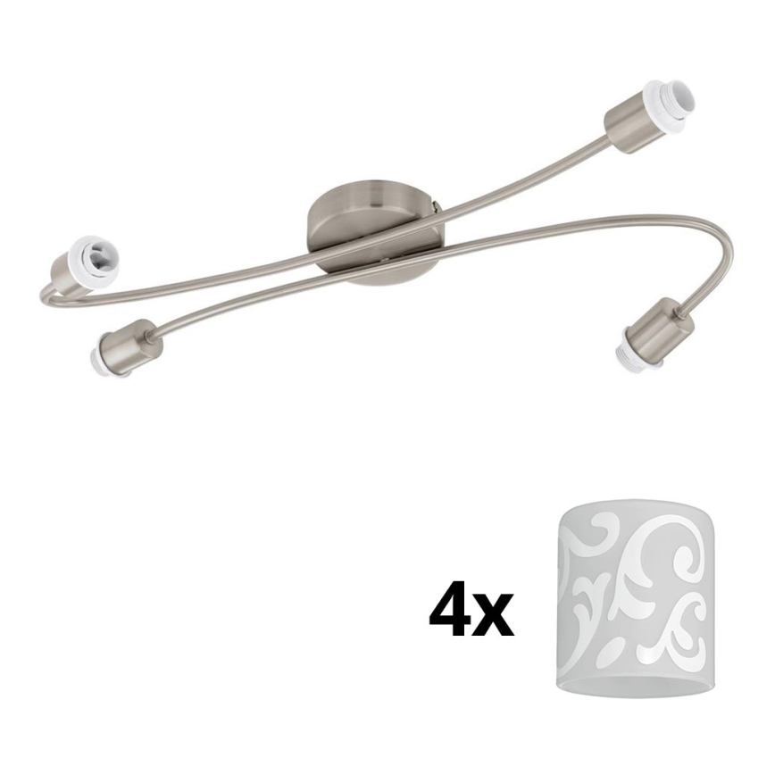 Eglo - LED Спот MY CHOICE 4xE14/4W/230V матов хром/бял
