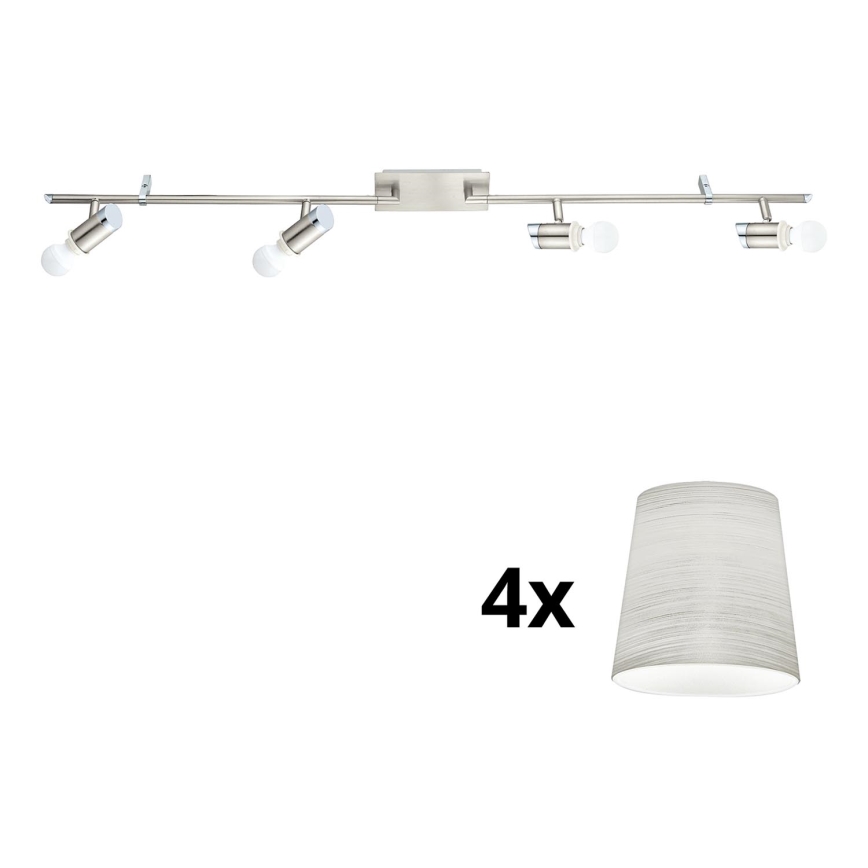 Eglo - LED Спот MY CHOICE 4xE14/4W/230V матов хром/кремав