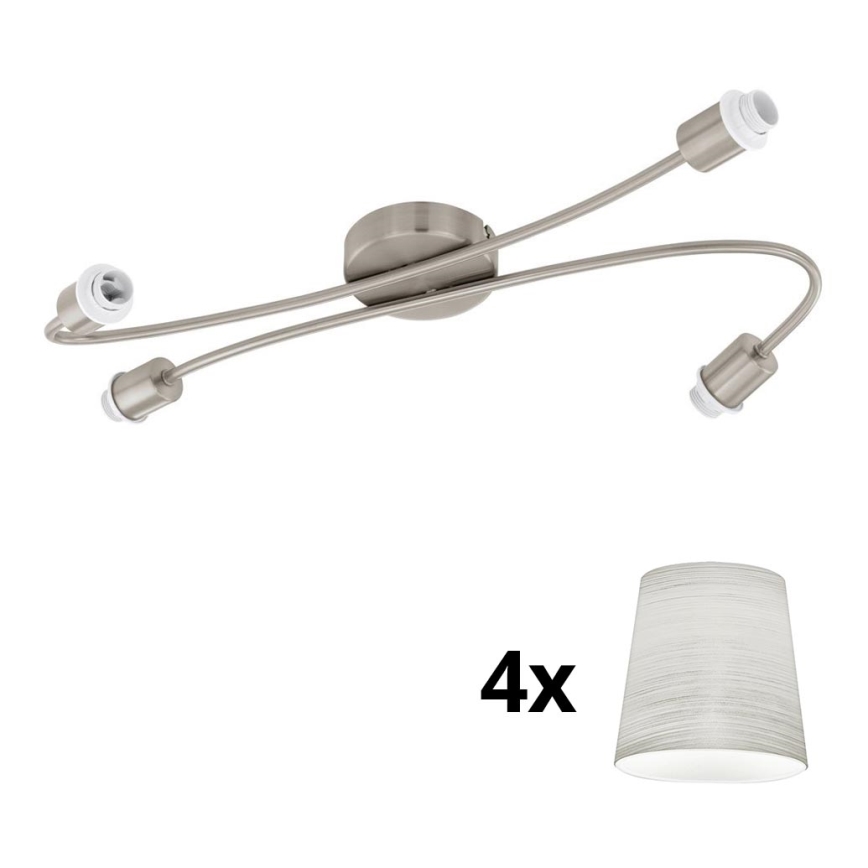 Eglo - LED Спот MY CHOICE 4xE14/4W/230V матов хром/кремав