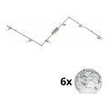 Eglo - LED Спот MY CHOICE 6xE14/4W/230V матов хром/бял/черен