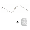 Eglo - LED Спот MY CHOICE 6xE14/4W/230V матов хром/бял