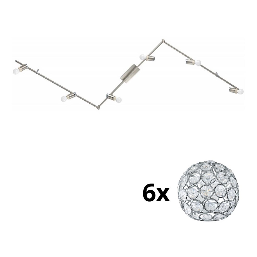 Eglo - LED Спот MY CHOICE 6xE14/4W/230V матов хром