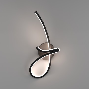 Eglo - LED стенен аплик LED/12W/230V 2700/4000/6500K черен