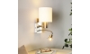 Eglo - LED Стенна лампа 1xE27/40W+LED/3,8W бяла