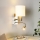 Eglo - LED Стенна лампа 1xE27/40W+LED/3,8W бяла