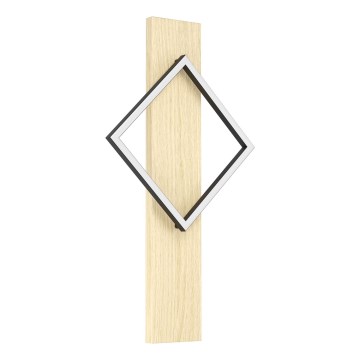 Eglo - LED Стенно осветително тяло LED/13W/230V черно/бежово