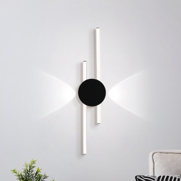 Eglo - LED стенно осветително тяло LED/20W/230V + LED/0,91W черно