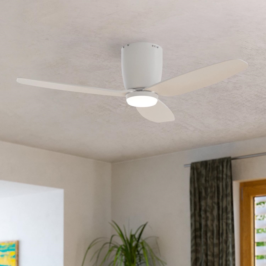 Eglo - LED Таванен вентилатор LED/15W/230V + дистанционно управление