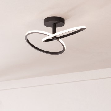 Eglo - LED таванно осветително тяло LED/12W/230V 2700/4000/6500K черно