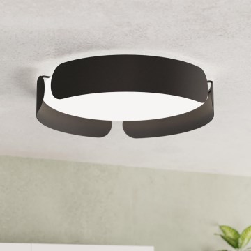 Eglo - LED таванно осветително тяло LED/20W/230V Ø 37 см черно