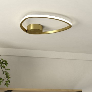 Eglo - LED таванно осветително тяло LED/9,7W/230V 2700/4000/6500K диаметър 37,5 см златисто
