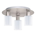Eglo - LED таванно осветително тяло MY CHOICE 3xE14/4W/230V матов хром/бяло