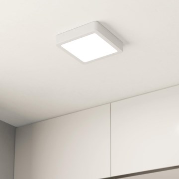 Eglo - LED таванно осветително тяло с възможност за димиране LED/11W/230V бяло 16x16 cm