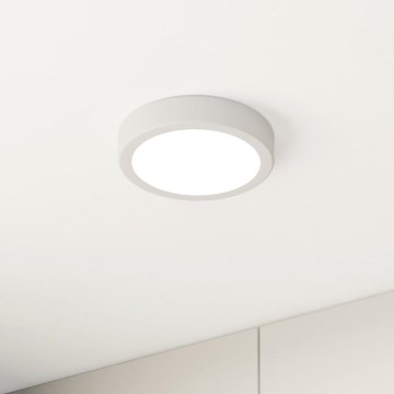 Eglo - LED таванно осветително тяло за баня LED/11W/230V IP44 бяло Ø 16 см
