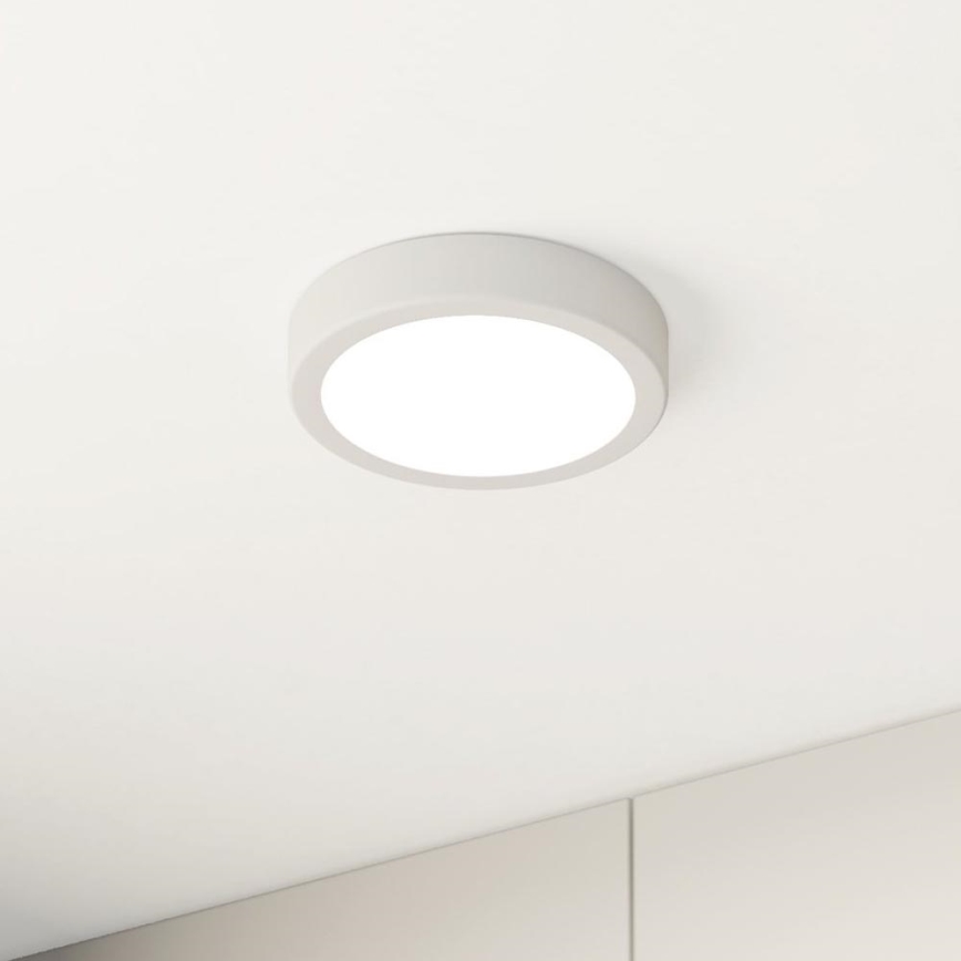 Eglo - LED таванно осветително тяло за баня LED/11W/230V IP44 бяло Ø 16 см