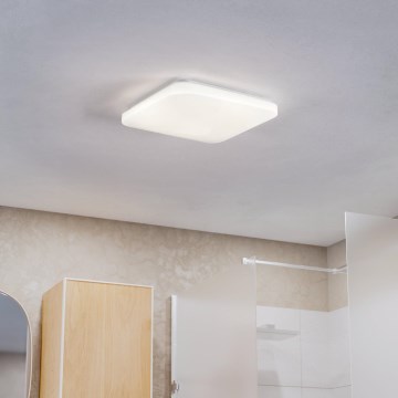 Eglo - LED таванно осветително тяло за баня LED/18W/230V 33x33 см IP44