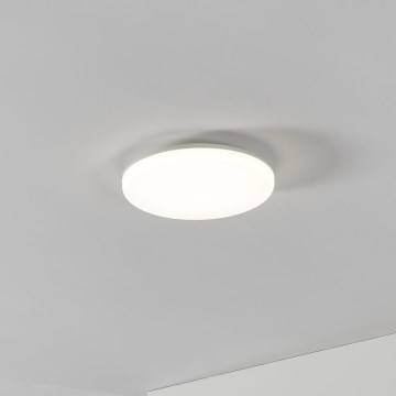Eglo - LED таванно осветително тяло за баня със сензор за движение, 20 W, 230 V, цветна температура 2700/4000/6500 K, Ø 31 см, IP54, бяло