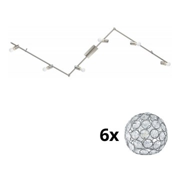 Eglo - LED точков осветител MY CHOICE 6xE14/4W/230V мат хром