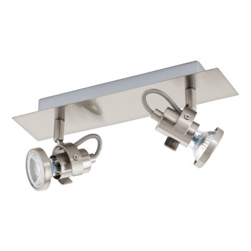 Eglo - LED Точково осветително тяло 2xGU10-LED/3,3W/230V